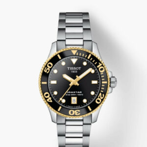 Tissot Seastar 1000 36MM Black Lacquered Dial Unisex Watch T1202102105100