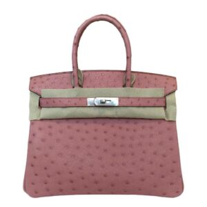 Hermes Birkin 30 Ostrich Terre Cuite Bag