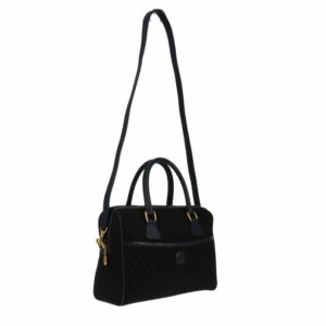 Gucci New Nylon & Leather GG Bowling Bag Large