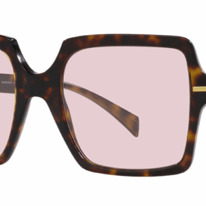 Versace VE4441 108/P5 Havana/Photo Pink Square 55mm Women's Sunglasses