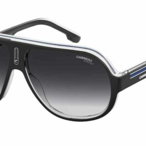 Carrera Speedway/N T5C/9O Black-Crystal/Grey Shaded Aviator Men's Sunglasses