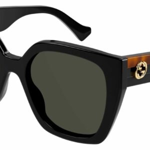 Gucci GG1300S 001 Black/Grey Oversize Square Women's Sunglasses
