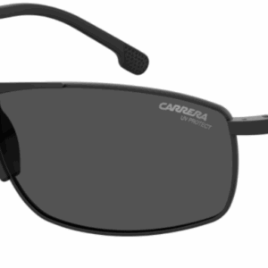 Carrera 8039/S 0003/IR Matte Black/Gray Rectangle Men's Sunglasses