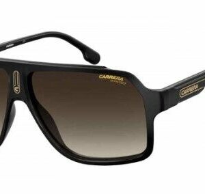 Carrera 1030/S 0807/HA Black/Brown Gradient Rectangle Men's Sunglasses