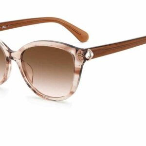 Kate Spade Hensley/G/S 0HR3/M2 Beige Horn/Brown Pink Gradient Cat-Eye Sunglasses