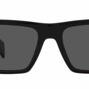 Versace VE4445 GB1/87 Black/Dark Grey Rectangular Men's Sunglasses