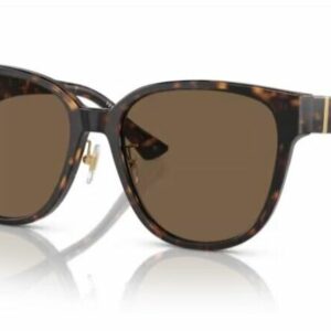 Versace 0VE4460D 108/73 Havana/ Dark brown Square Women's Sunglasses