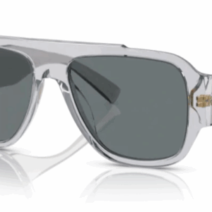 Versace 0VE4436U 530580 Transparent grey Dark blue Soft Square Men's Sunglasses