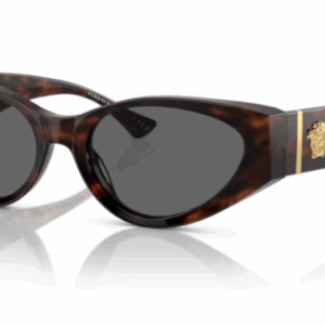 Versace 0VE4454 542987 Havana/Dark Grey Cat-Eye Women's Sunglasses