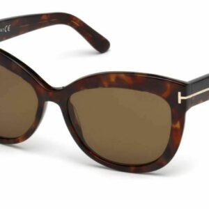 Tom Ford FT0524 Alistair 54H Red Havana Sunglasses
