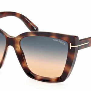 Tom Ford FT0920 Scarlet-02 53P Medium Havana/Gradient Teal Orange Sunglasses