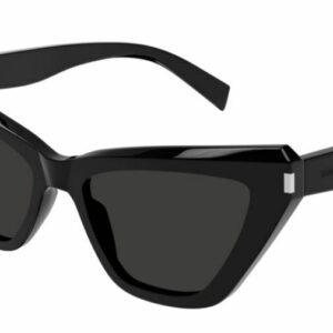 Saint Laurent SL 466 001 Black/Black Cat-Eye Women's Sunglasses
