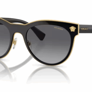 Versace 0VE2198 1002T3 Black/Grey gradient Polarized 54mm Women's Sunglasses
