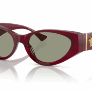 Versace 0VE4454 5430/2 Bordeaux/Green Cat-Eye Women's Sunglasses