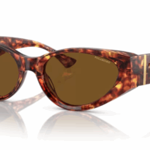 Versace 0VE4454 543783  Havana/Dark Brown Polarized Cat-Eye Women's Sunglasses