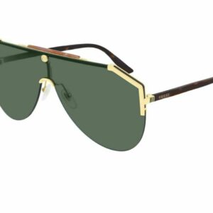 Gucci GG 0584S 002 Gold Havana/Green Sunglasses