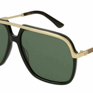 Gucci GG 0200 S 001 Black/Gold Sunglasses