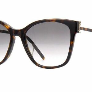 Saint Laurent SL M48S/K 004 Havana Gold/Gray Gradient Sunglasses