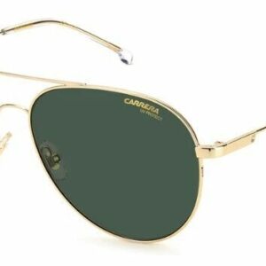 Carrera 2031T/S 0J5G/QT Gold/Green/Full-Rim Unisex Teen's Sunglasses