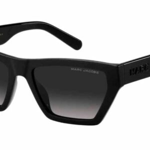 Marc Jacobs MARC-657S 0807/9O Black/Grey Shaded Rectangle Women's Sunglasses