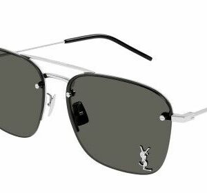 Saint Laurent SL 309 M 002 Silver/Grey Soft Square Women's Sunglasses