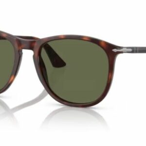 Persol 0PO3314S 24/58 Havana/Green Polarized Unisex Sunglasses