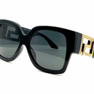 Versace VE4402 GB1/87 Black/Dark Gray Full-Rim Rectangle Women's Sunglasses