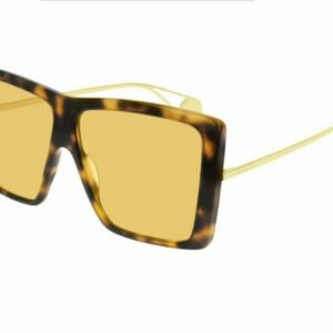 Gucci GG 0434 S 002 Havana/Gold Sunglasses
