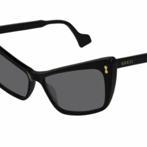 Gucci GG 0626S 001 Cat Eye  Black/Grey Ladies Sunglasses