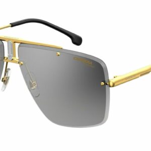 Carrera 1016/S 0RHL/IC Gold Black/Gray Mirror Shaded Silver Sunglasses