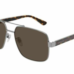 Gucci GG 0529S 002 Gray/Brown Sunglasses
