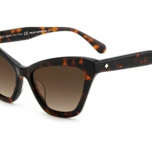 Kate Spade Amelie/G/S 0086/HA Havana/Brown Gradient Cat Eye Women's Sunglasses