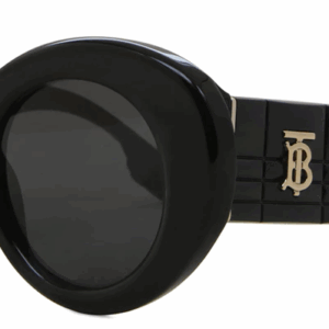 Burberry BE4370U 300187 Black/Dark Grey Oval Women's Sunglasses