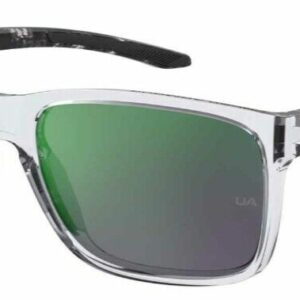Under Armour Ua 0005/S 0MNG/Z9 Crystal Black/Green Multi Polarized Sunglasses