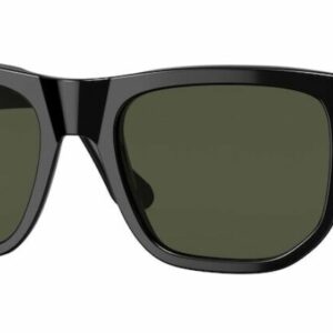 Persol 0PO3306S 95/31 Black/Green Unisex Sunglasses
