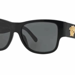 Versace 0VE4275 GB1/87  Black / Dark Grey Square Men's Sunglasses