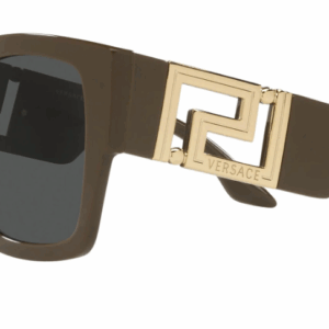 Versace VE4402 535087 Brown-Green/Dark Grey Rectangle 59mm Women's Sunglasses