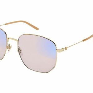 Gucci GG0396S 004 Gold/Photochromic Pink Octagonal Women's Sunglasses