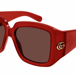 Gucci GG1402S 003 Burgundy/Brown Oversized Square Women's Sunglasses