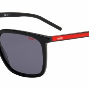 Hugo 1027/S 0OIT/IR Black Redgd/Gray Blue Sunglasses