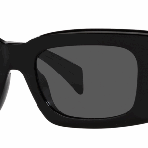 Versace VE4444U GB1/87 Black/Dark Grey Rectangular Women's Sunglasses