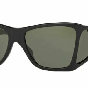 Persol 0PO 0009 95/31 Black/Crystal Green Sunglasses