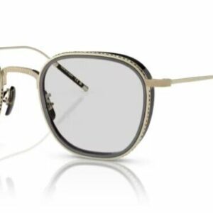 Oliver Peoples 0OV 1321T TK 9 5035 Gold Black Rectangular Men's 48mm Sunglasses