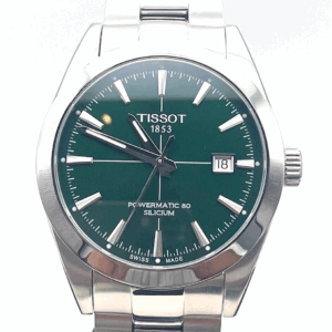 Tissot Gentleman Powermatic 80 Silicum Green Dial Men Watch T1274071109101