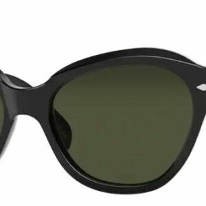 Persol 0PO0582S 95/31 Black/ Silver Butterfly Women's Sunglasses
