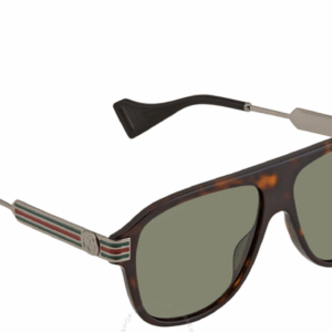 Gucci GG 0587S 002 Havana/Brown Green Polarized Sunglasses