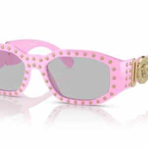 Versace 0VE4361 539687 Pink /Light Grey Square Men's Sunglasses