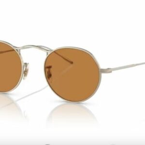 Oliver Peoples 0OV1220S M-4 30th 503553 Gold/Cognac 49mm Round Men's Sunglasses
