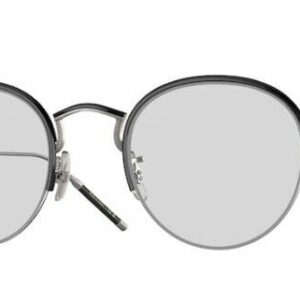 Oliver Peoples OV1290T TK 6 5076 Pewter/Black Round Unisex Eyeglasses/Sunglasses