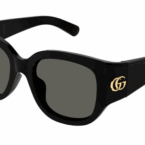 Gucci GG1599SA 001 Black/Grey Cat Eye Women's Sunglasses